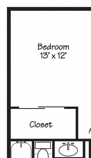 Forest Ridge Two Bedroom One Bathroom Floor Plan Forest Ridge Two Bedroom One Bathroom Floor Plan